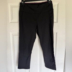 Calvin Klein Performance Black and Purple Workout Leggings